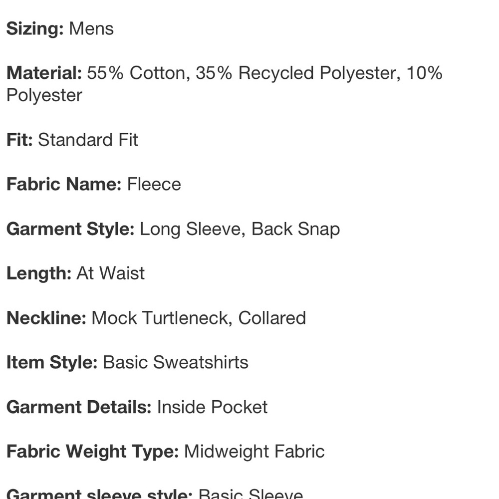 Goodfellow & Co Men's Quarter Zip Black Adaptive Sweatshirt- Size Medium - Picture 8 of 8